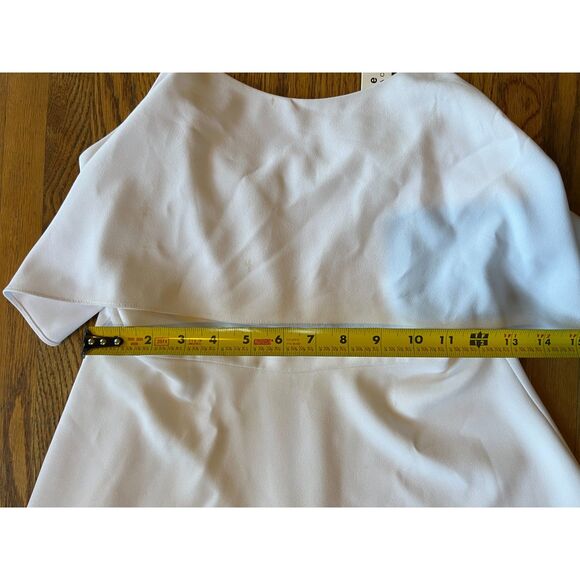 NWT Alice + Olivia White Spagetti Strap Y2K Mini Dress MSRP $295  Women's Size 2 - Picture 8 of 12